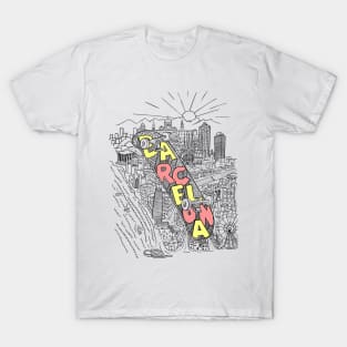 Barcelona Skateboard T-Shirt